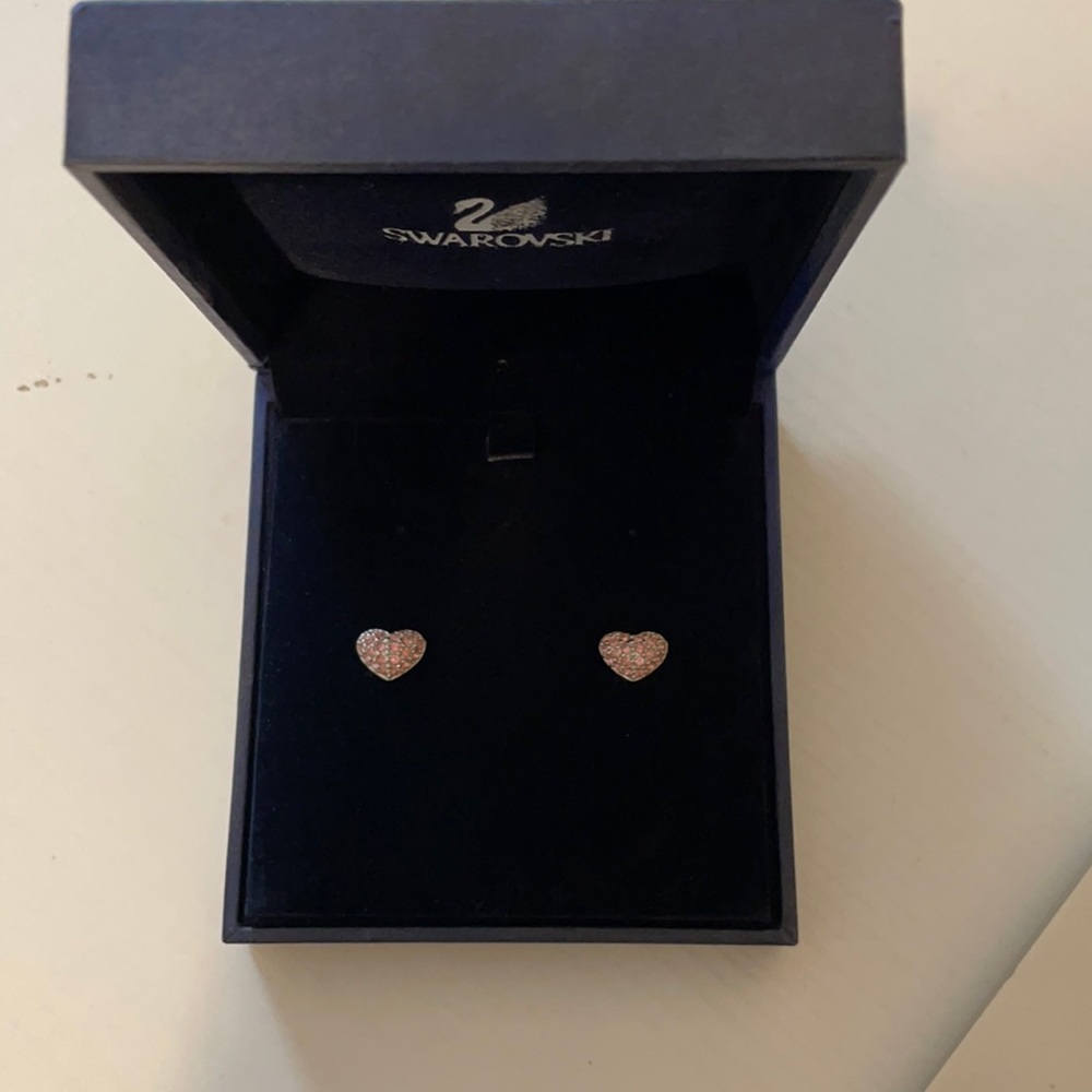 Swarovski Crystal Heart earrings